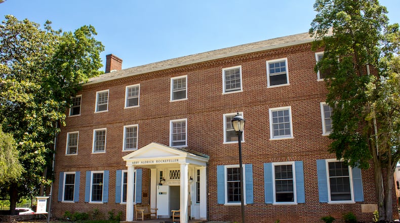 Abby Aldrich Rockefeller Hall, a 125-bed residence hall at Spelman College, is undergoing renovations.