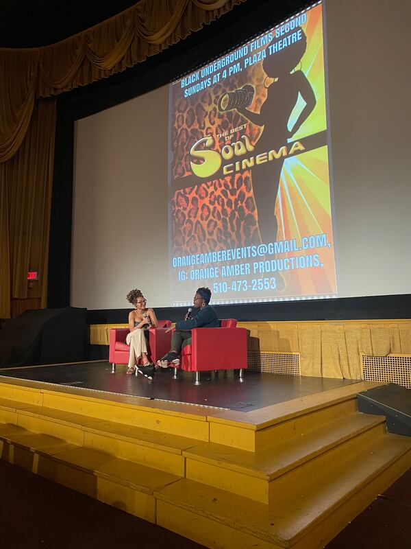 Each month, Soul Cinema Sundays presents a movie followed by a Q&A discussion. Jeannine Etter first hosted the event through the radio station she worked for in California, and continued it when she moved to Atlanta. (Courtesy of Jeannine Etter)