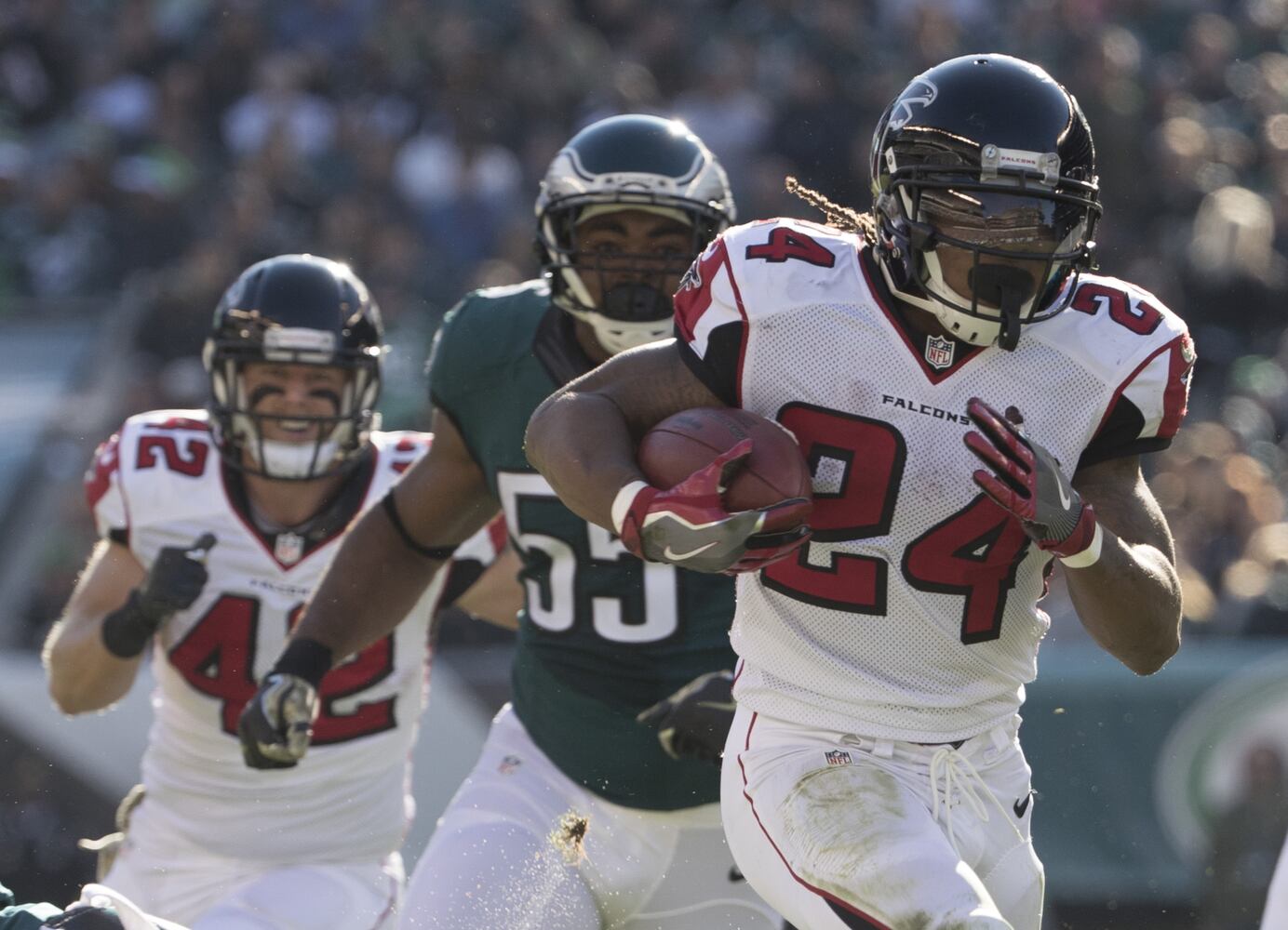 Falcons fall to Eagles