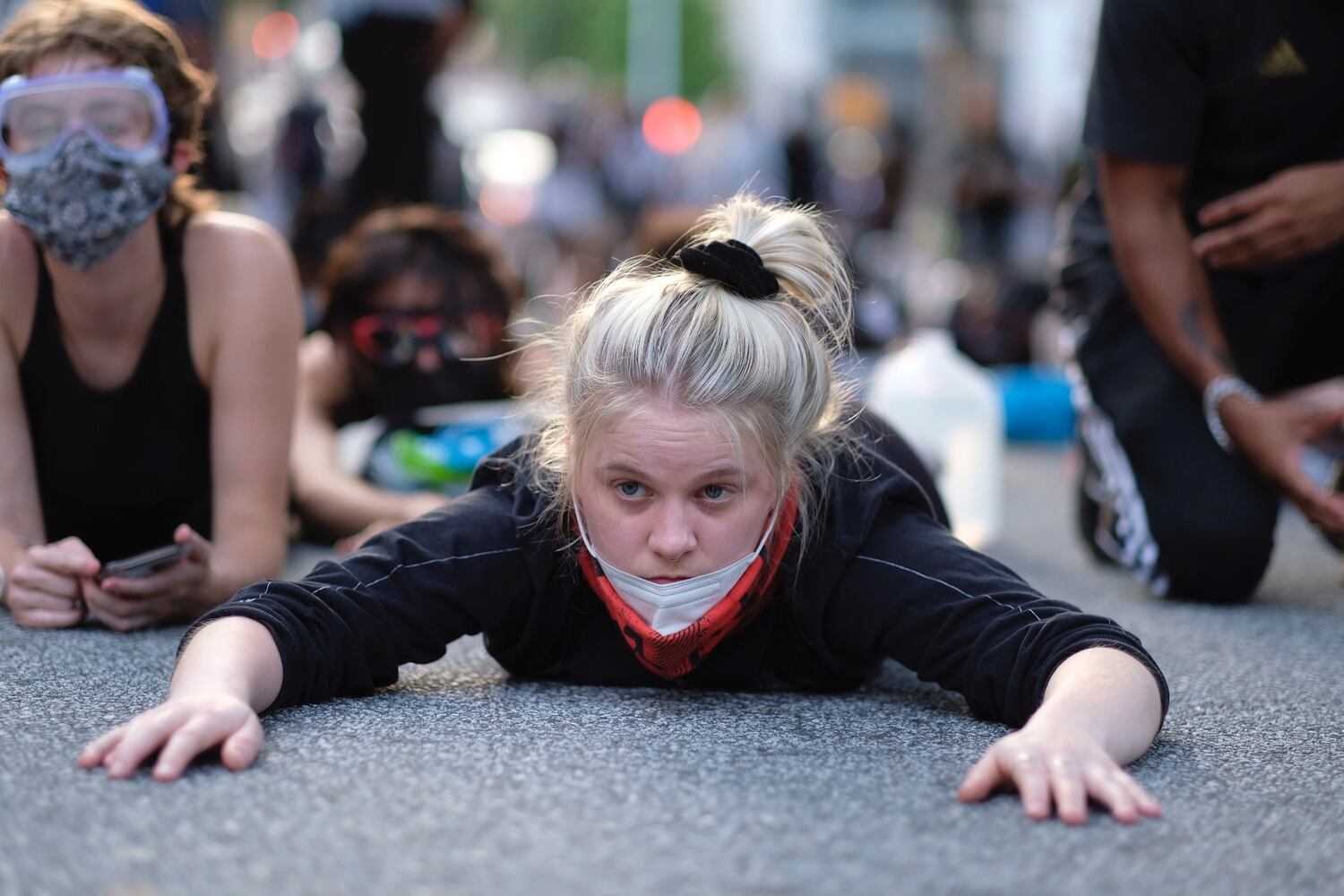 Behind the lens --  Protests: Taken FOR THE AJC