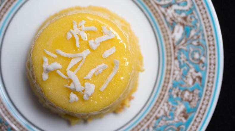 Quindim, a Brazilian desert similar to flan. (Austin Steele/St. Louis Post-Dispatch/TNS)
