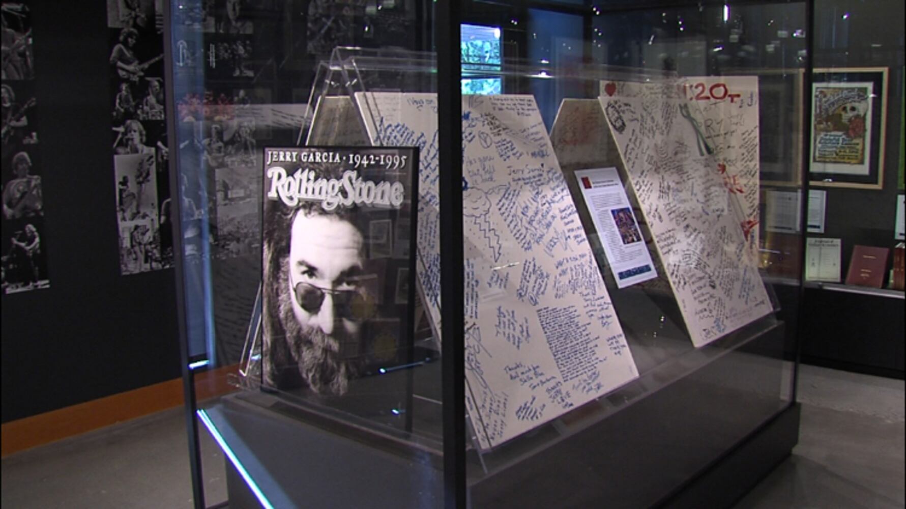 Photo's from UCSC's new Grateful Dead Archive museum
