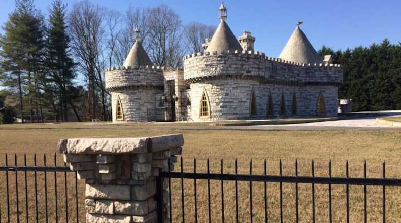 The private residence is located in Roswell on the corner of Cagle Road.