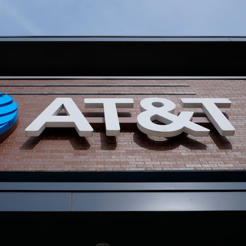 FILE - An AT&T retail location is shown in Willow Grove, Pa., Feb. 22, 2024. (AP Photo/Matt Rourke, File)