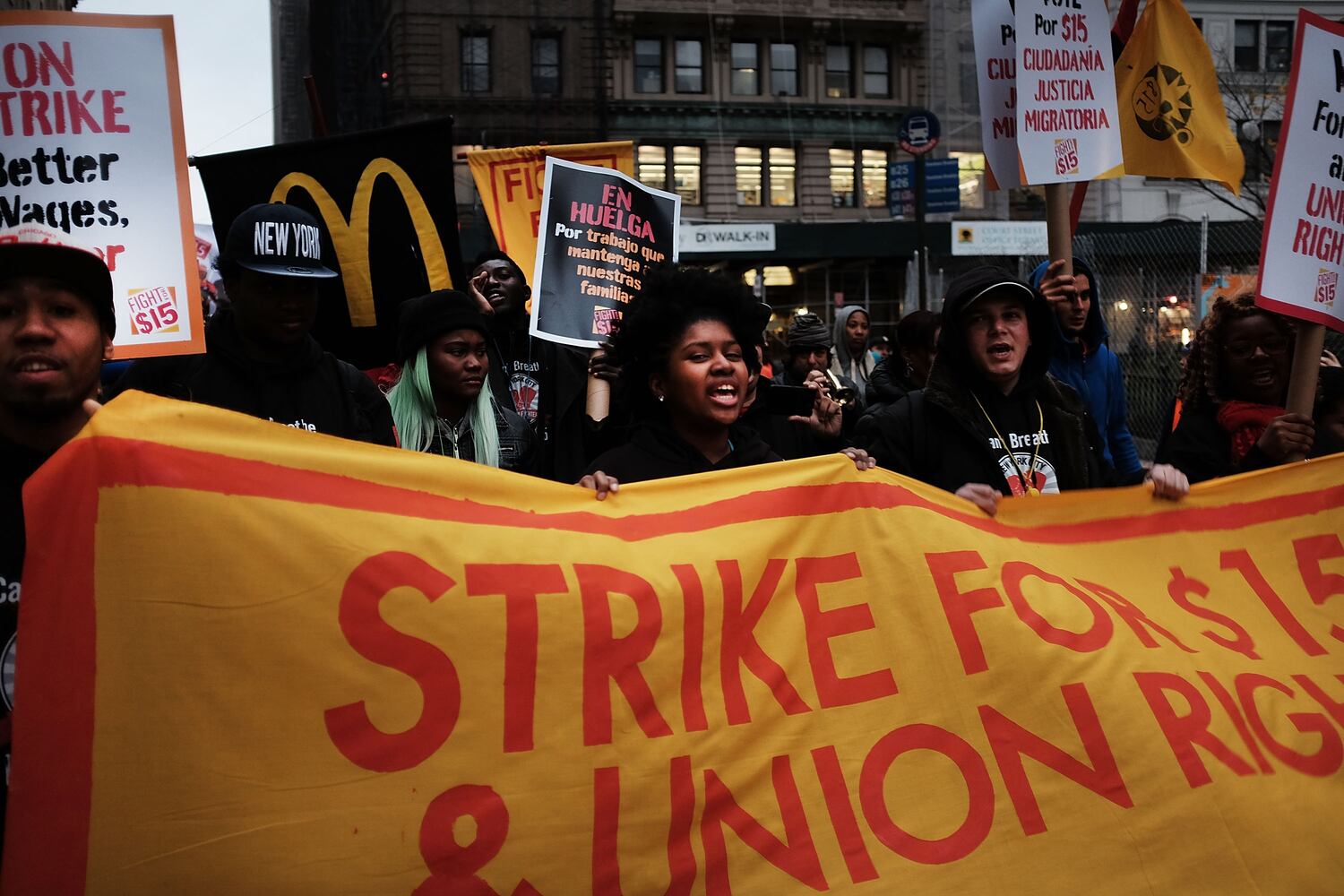 National Day Of Action For $15 Minimum Wage