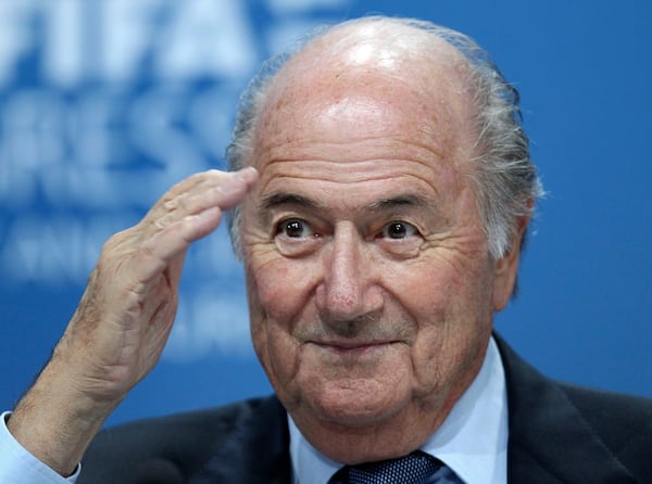 Sepp Blatter is a former president of FIFA. (AP)