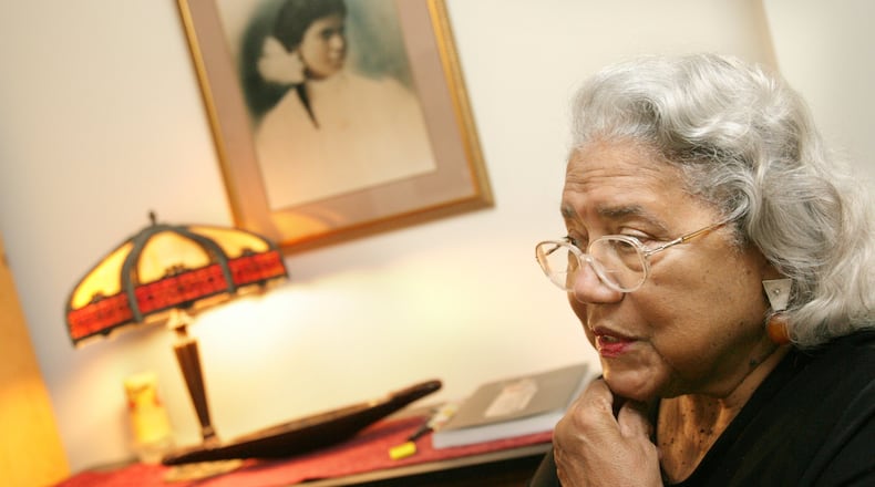 June Dobbs Butts says her father, John Wesley Dobbs, hoped that by helping a white Pittsburgh reporter go undercover in 1948 to report on the impact of Jim Crow in the Deep South, it would show the world the cruelty of the worst living conditions for blacks. (LOUIE FAVORITE / AJC)