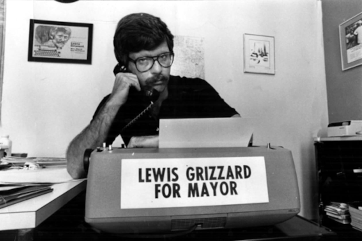 Lewis Grizzard, the quintessential Southern humorist and a columnist for The Atlanta Journal-Constitution, is shown in this 1979 photo. No, he didn't run for mayor.