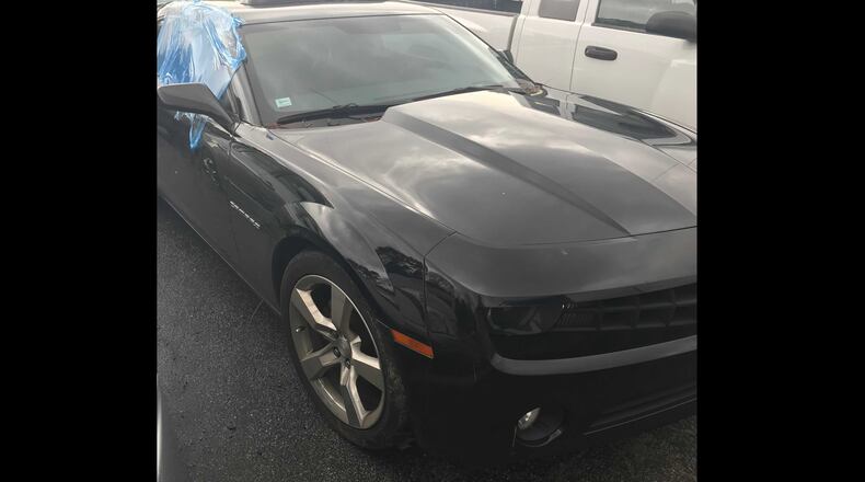Craig Coogler’s 2011 black Camaro was allegedly stolen in Atlanta.