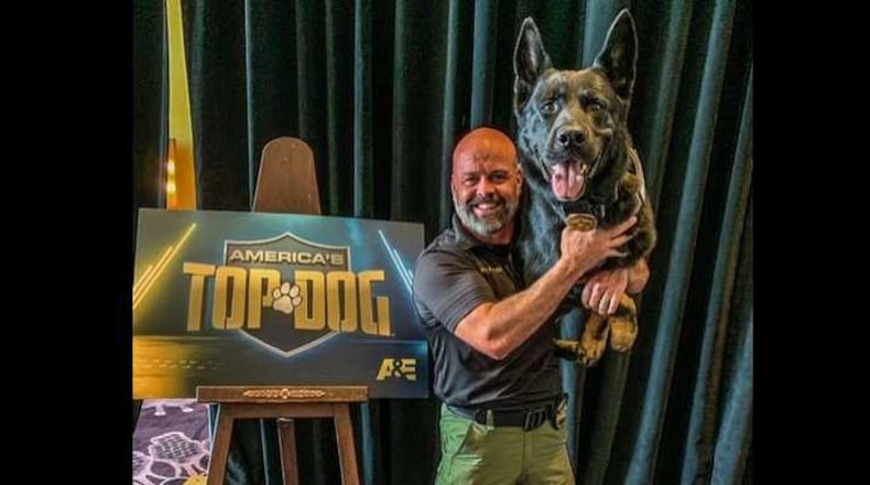 Alpharetta police Sgt. Mark Tappan and K-9 Mattis will compete on the finale new A&E show “America's Top Dog” on Thursday at 9 p.m.