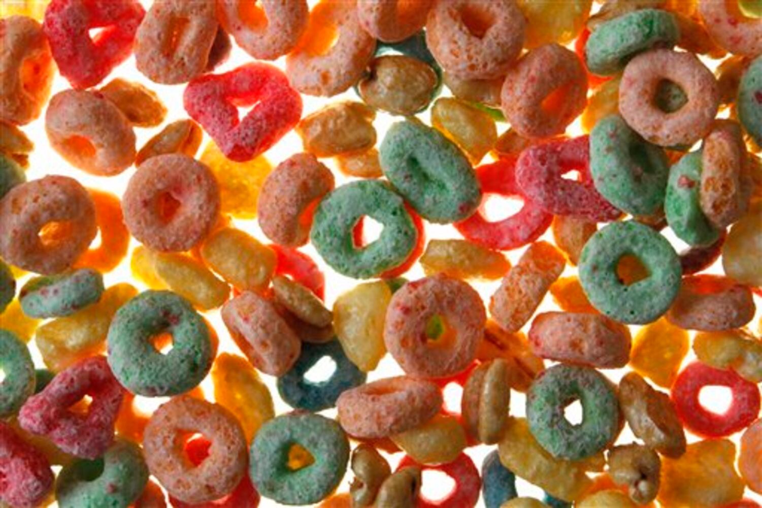 #10 - Kellogg's Froot Loops: 41.4% sugar by weight (According to Environmental Working Group's study of children's cereals)