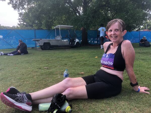 Monique Green flew all the way from Houston, Texas, to run the Atlanta Journal-Constitution Peachtree Road Race on Monday, July 4, 2022. It’s been her dream course for 10 years, and today that wish finally came true, she said.