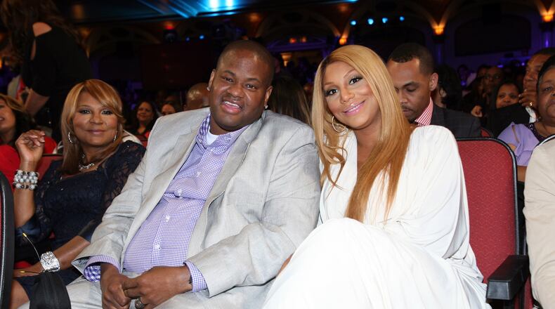 LOS ANGELES, CA - MARCH 16: (L-R) Tv personality Evelyn Braxton, record producer Vincent Herbert, and singer Tamar Braxton attend the BET Celebration of Gospel 2013 at Orpheum Theatre on March 16, 2013 in Los Angeles, California. (Photo by Maury Phillips/Getty Images for BET)