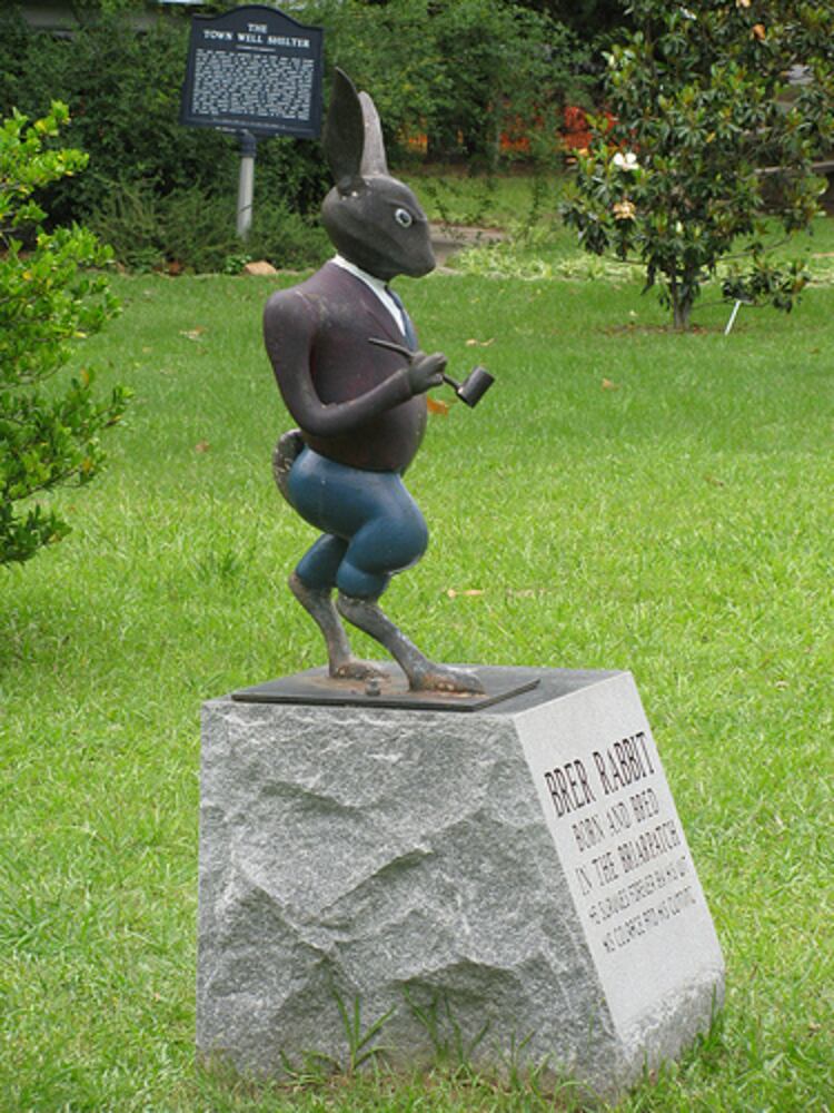 Br'er Rabbit statue found, but it's damaged