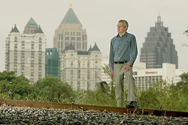 Urban designer Ryan Gravel's graduate thesis was the basis of the Atlanta Beltline. (John Spink/AJC 2004)