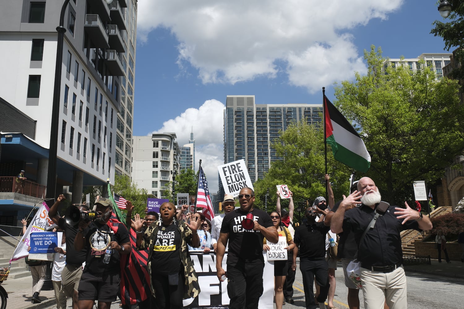 hands off rally
