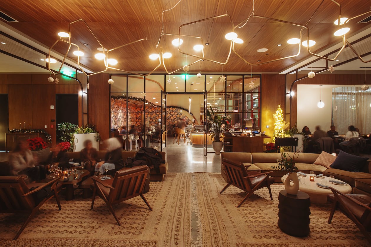 Celestia's lighting is low and warm, with large windows facing both west and south. (Adrian Profumo, courtesy of Celestia)