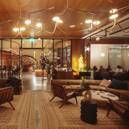 Celestia's lighting is low and warm, with large windows facing both west and south. (Adrian Profumo, courtesy of Celestia)