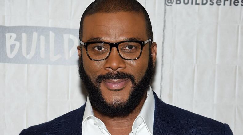 Tyler Perry visits Build series to discuss their film "Acrimony" at Build Studio on March 26, 2018 in New York City.