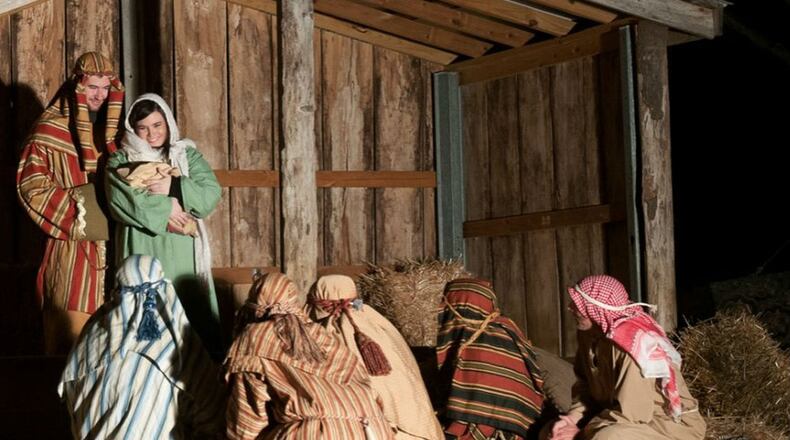 Free Chapel presents “Live Nativity” at Lake Lanier Islands as a part of Lanier Islands Christmas.