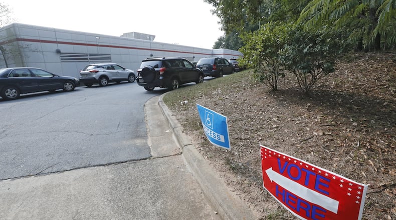 Voters will have another chance to go to the polls for Tuesday’s runoff election. Bob Andres / robert.andres@ajc.com AJC FILE PHOTO
