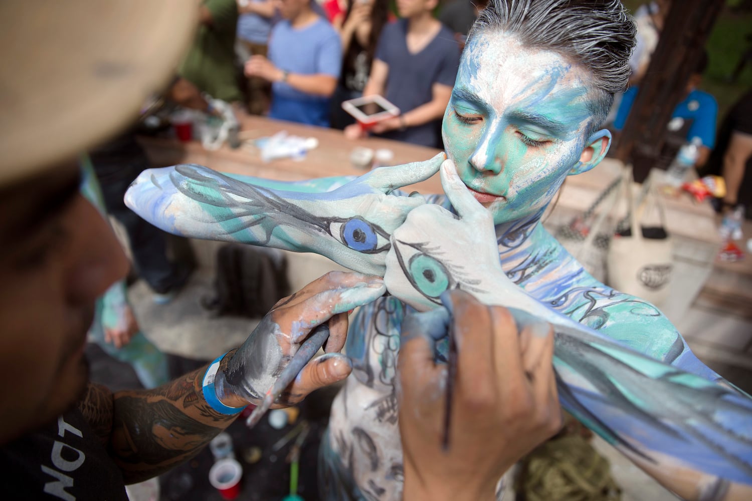 Inaugural Bodypainting Day in New York