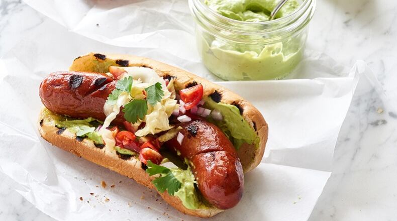 Patagonia Hot Dogs with Avocado Mayo, from "Weber's Greatest Hits" by Jamie Purviance. (Ray Kachatorian)