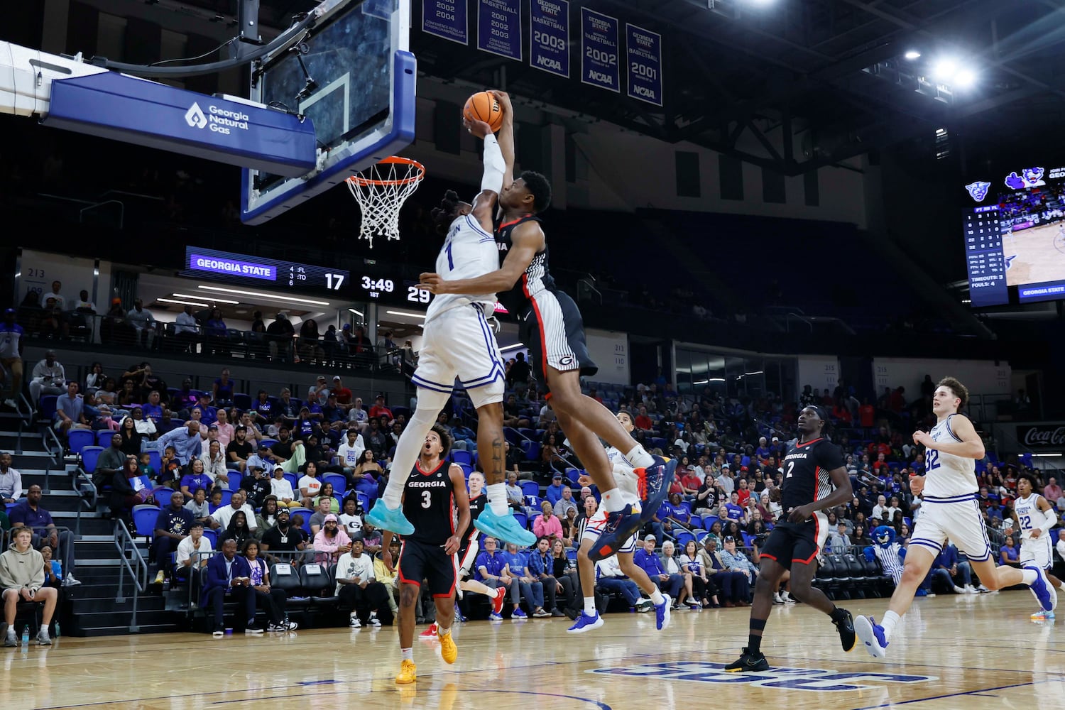 UGA vs GSU basketball 