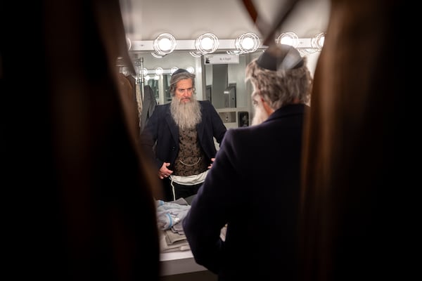 "Several cast members have approached me during breaks ... with questions about Jewish history or different characters that they’re playing, and I’ve tried to be helpful... I’m honored, truly, by what they encounter and see and feel,” Segal says. (Arvin Temkar/AJC)