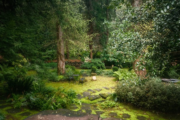 Dunaway Gardens in Newnan is set on about 64 acres overlooking Cedar Creek. It was the passion project of actor Hetty Jane Dunaway. (Courtesy of Louis J. Giusto)