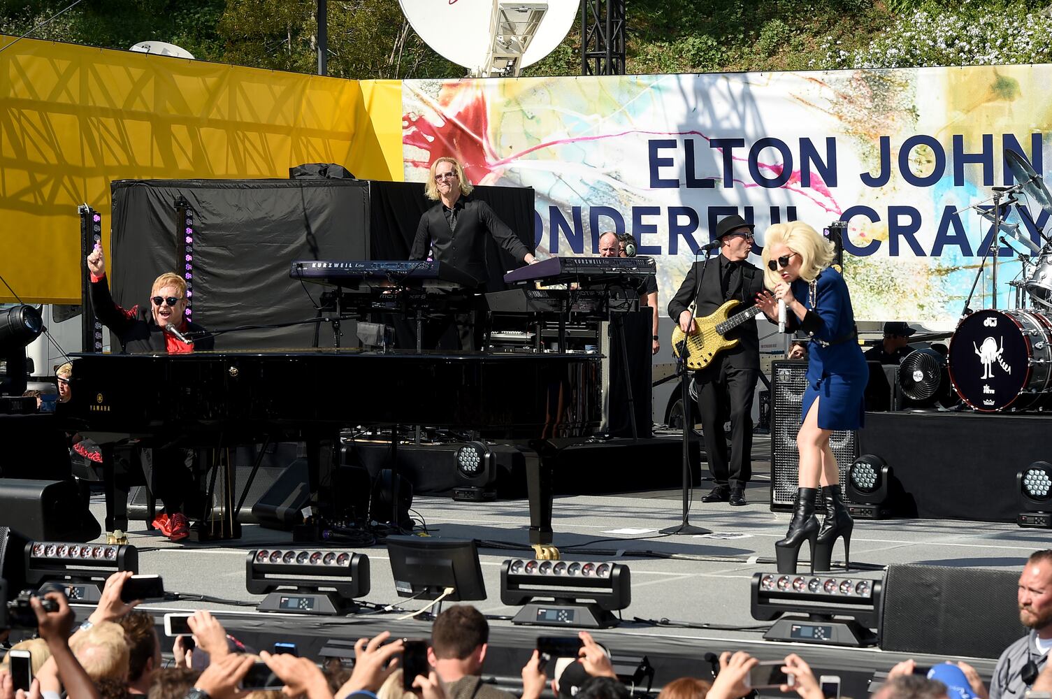 Elton John and Lady Gaga