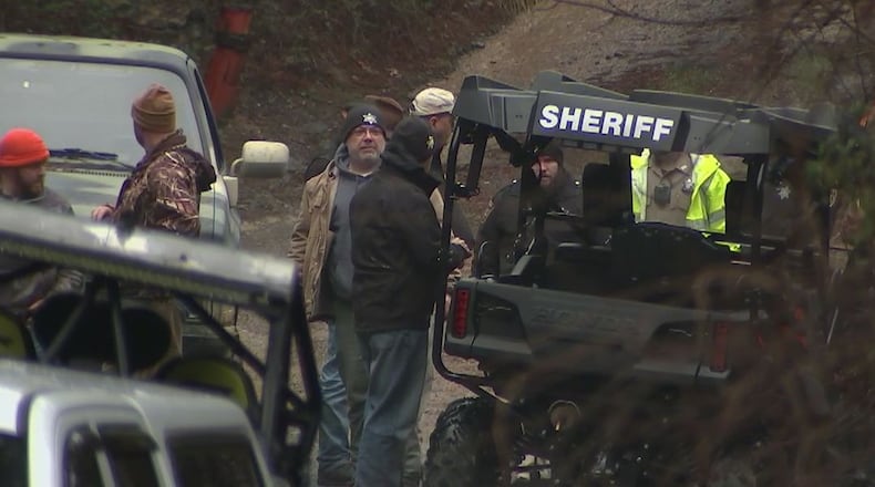 Authorities search for wreckage after a plane crash in Gordon County earlier this month.
