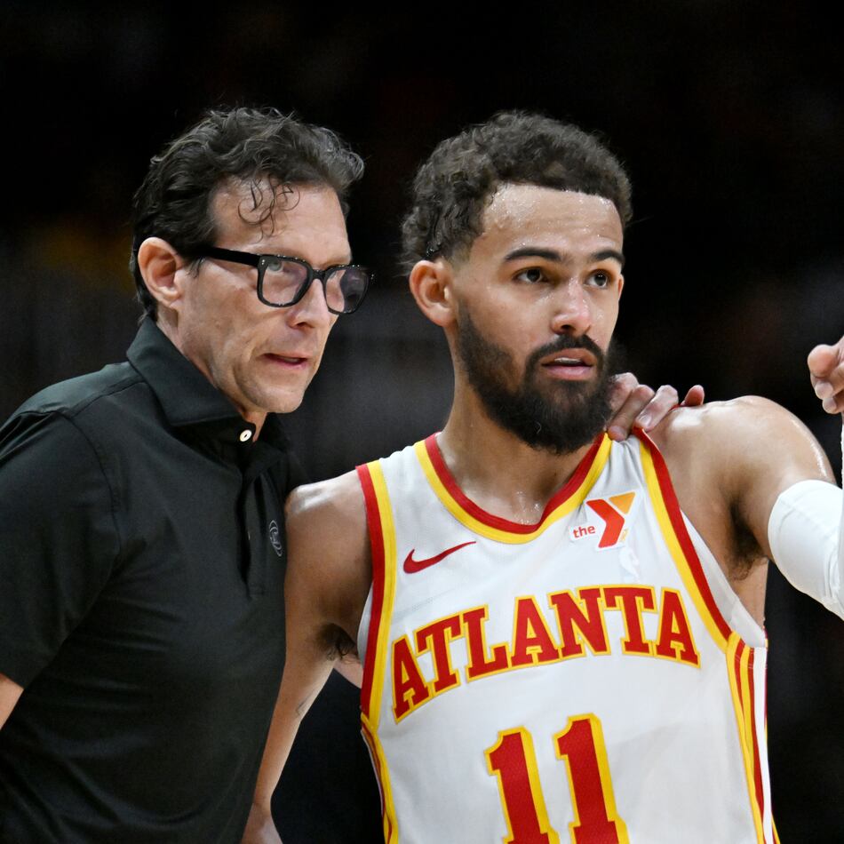 The Atlanta Hawks (with point guard Trae Young) open the season Oct. 22 at home against the Toronto Raptors and will have several nationally televised games. (Hyosub Shin/AJC)