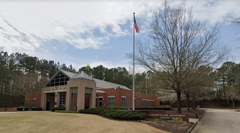 Alpharetta Fire Station 84 roof at 525 Park Bridge Pkwy. is one of six stations to be evaluated for renovations. (Google Maps)