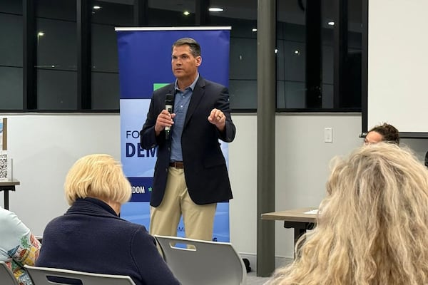 Geoff Duncan is a Democratic candidate for governor. He formerly was the state's lieutenant governor and a Republican. (Greg Bluestein/AJC)