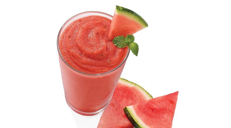 Get a a free watermelon mojito smoothie at Tropical Smoothie Cafe today. Photo credit: Fish Consulting, LLC.
