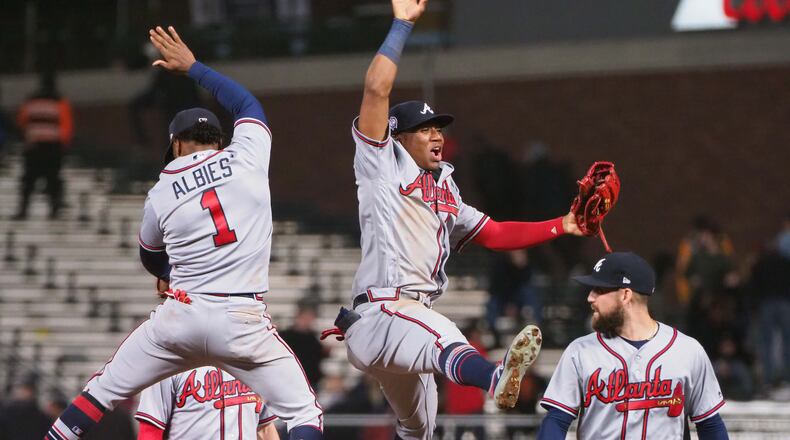 The dynamic second baseman hit a grand slam to cap a six-run sixth inning in 8-2 Braves win over the Mets. (Video by David O’Brien)