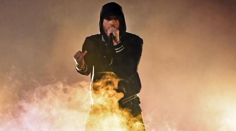 Eminem released his 10th studio album just after midnight Friday.
