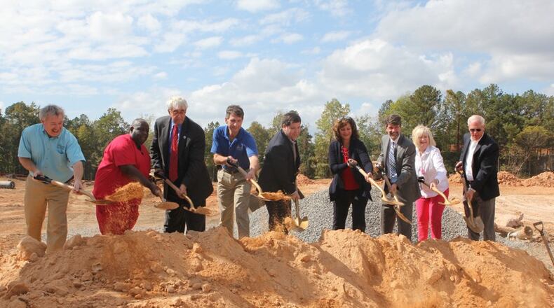 On Tuesday, October 18, 2016, Marietta held a Groundbreaking Ceremony for the future home of Franklin Gateway Sports Complex. Photo courtesy the City of Marietta.
