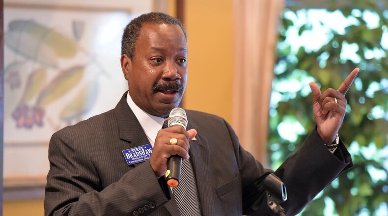 Steve Bradshaw, shown here during a 2016 debate, is hosting the upcoming expo for veterans.