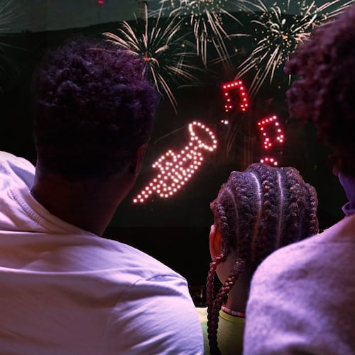 Watch a drone and light show at Stone Mountain Park celebrating African-American culture including Motown, Black churches, Civil Rights, government and more against the backdrop of the mountain.