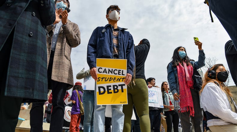 The White House recently released numbers showing more than 1 million Georgia residents applied or were automatically eligible for a proposal to relieve student debt. (Kenny Holston/The New York Times)