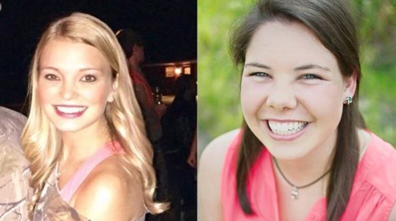 Emily Elizabeth Clark graduated with honors in 2012 from Harrison High School in Cobb County. Catherine “McKay” Pittman was a 2012 graduate of Milton High School. (Handout)