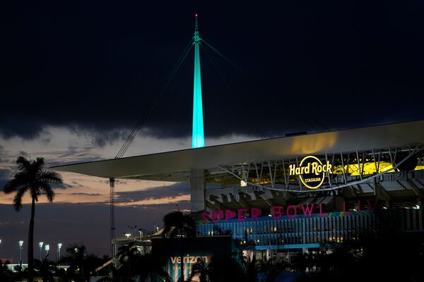 The host team has never played for the Super Bowl title in its home stadium. 