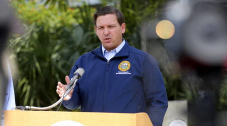 Florida Gov. Ron DeSantis could order evacuations in several parts of the state this weekend.