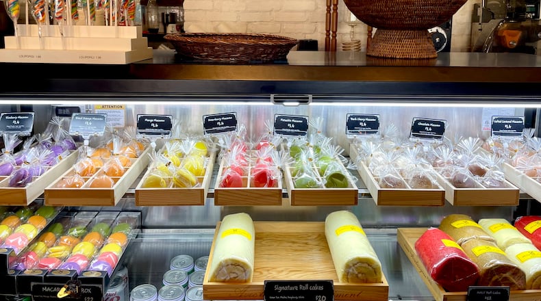 Assortment of macarons at White Windmill Bakery.
(Angela Hansberger for The Atlanta Journal-Constitution)