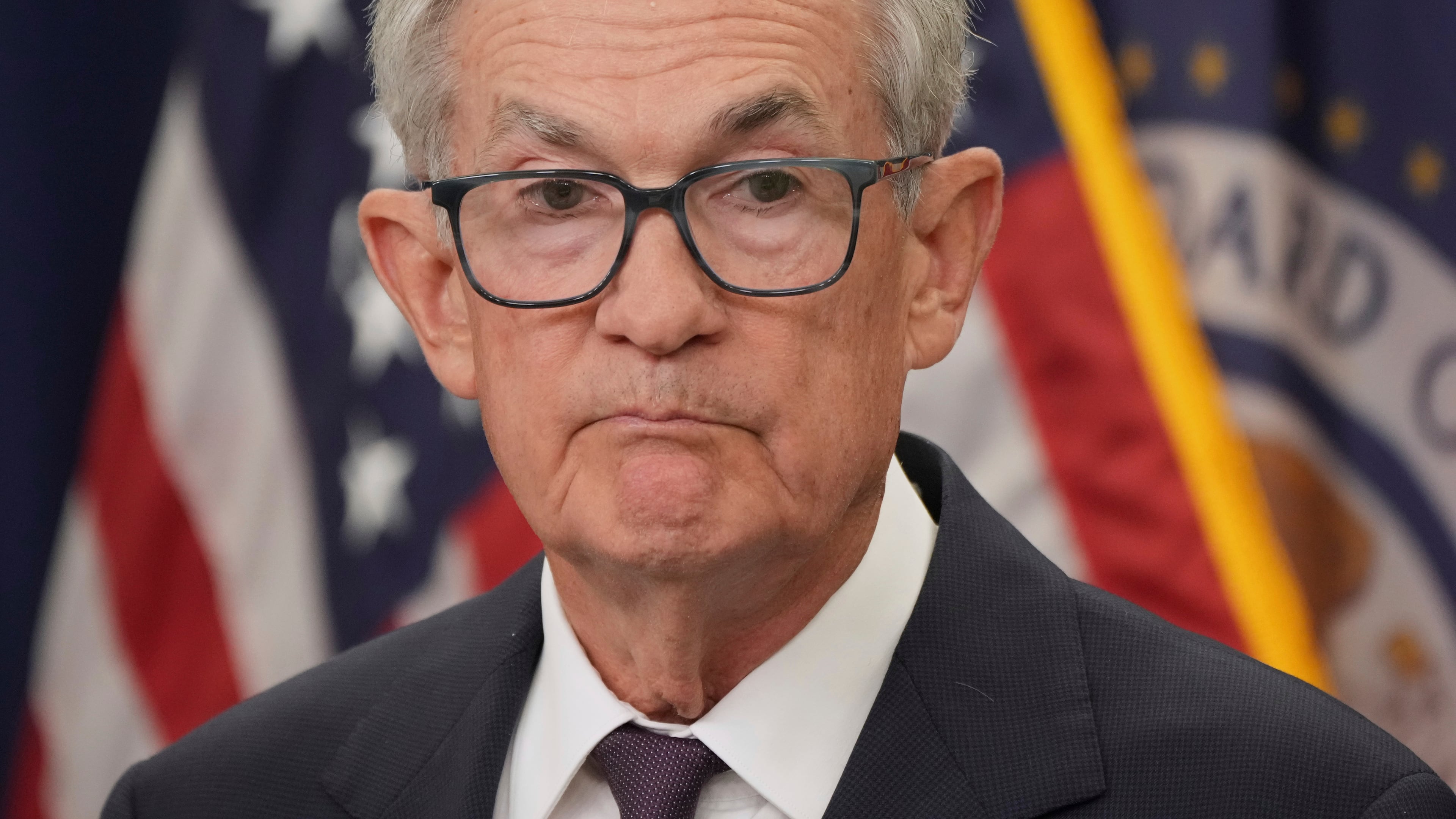 Federal Reserve Chairman Jerome Powell speaks during a news conference following the Federal Open Market Committee meeting, Wednesday, Sept. 17, 2025, at the Federal Reserve Board Building in Washington. (AP Photo/Jacquelyn Martin)