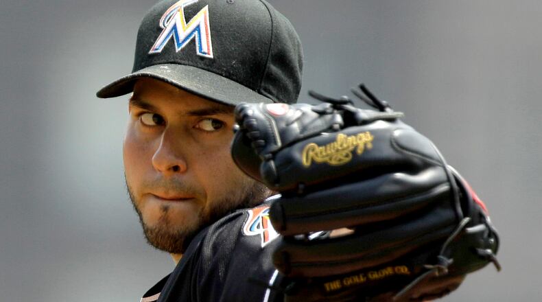Anibal Sanchez, who signed with the Braves late in spring training, moves into the starting rotation Saturday against the Rockies. (AP photo)