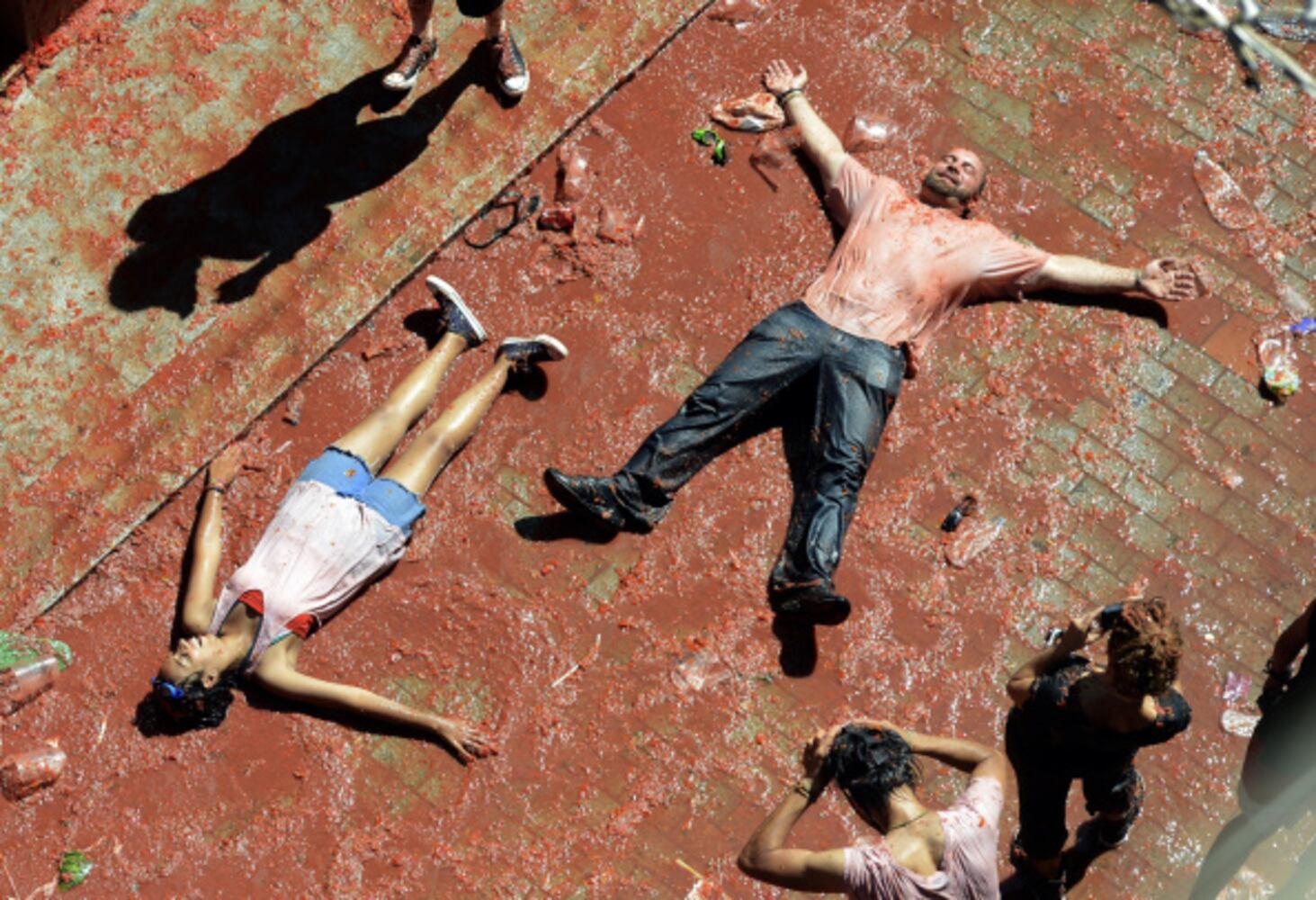 La Tomatina Festival 2014 in Spain