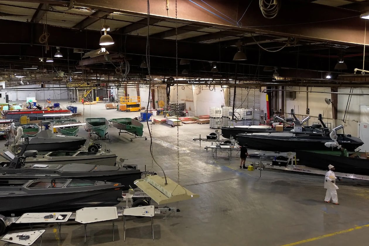 Blue Ops on Monday will celebrate the one-year anniversary of its Valdosta facility that manufactures autonomous marine boats for military and defense purposes. (Courtesy of Blue Ops)